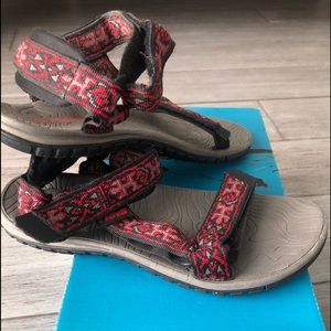 🙉J Hurricane3 Sandals Black Lizard Patt🙉